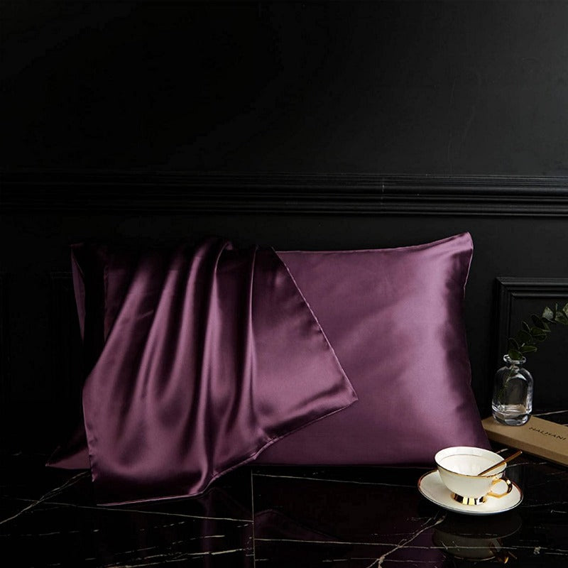 VELVORA SILK – Taie d'oreiller en soie de mûrier et Tencel