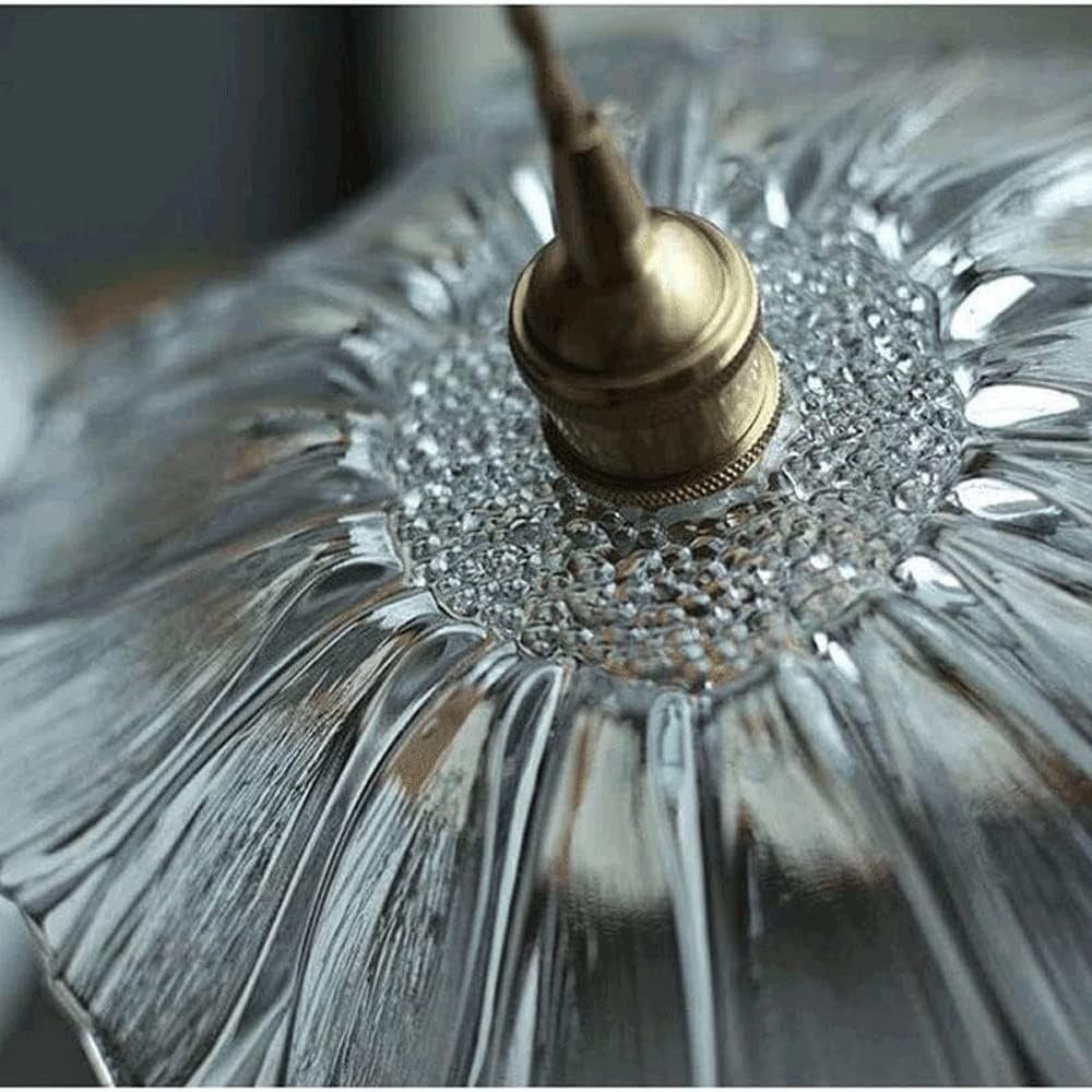 Florinea | Retro glazen hanglamp in bloemvorm