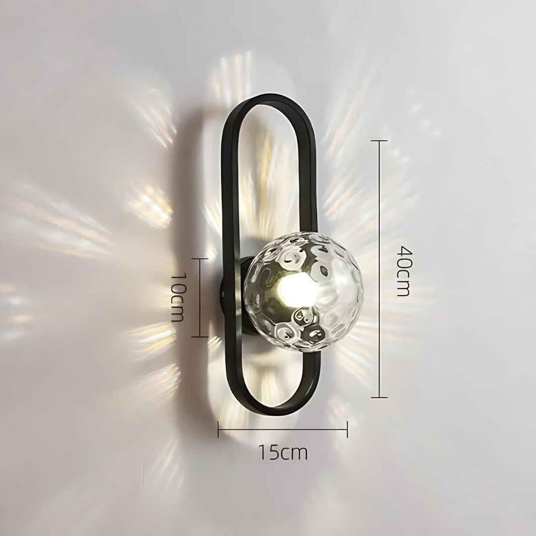 CamilleChic – Collectie van metalen en matglazen wandlampen