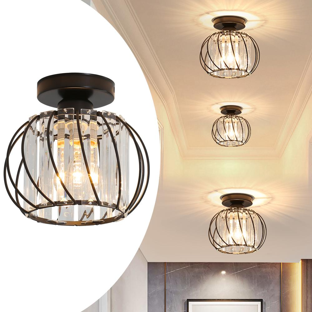 Glacera | Plafondlamp Glas & Metaal in Noordse Stijl