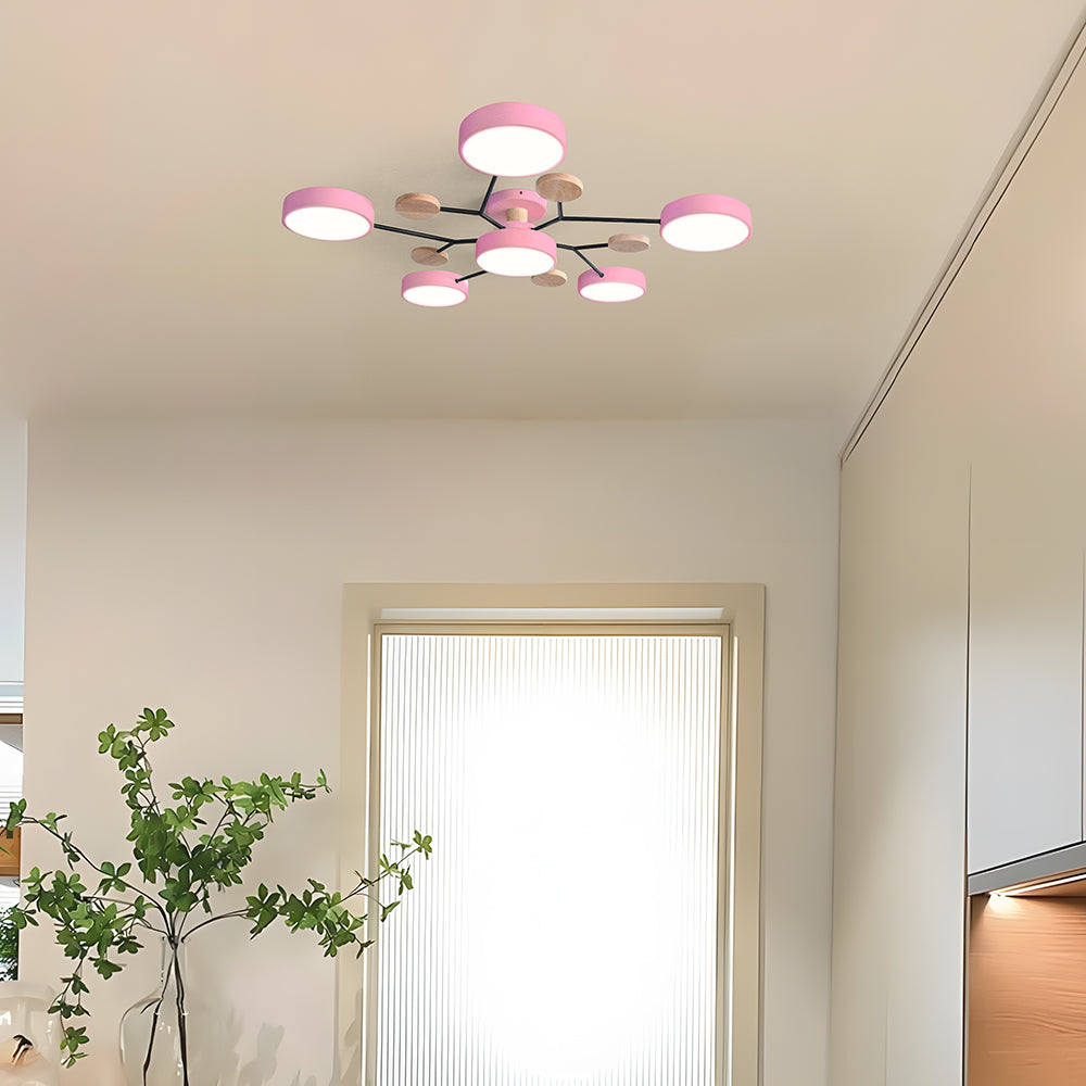 CircuLux | Plafondlamp LED Hedendaags Half-Ingebouwd in IJzer