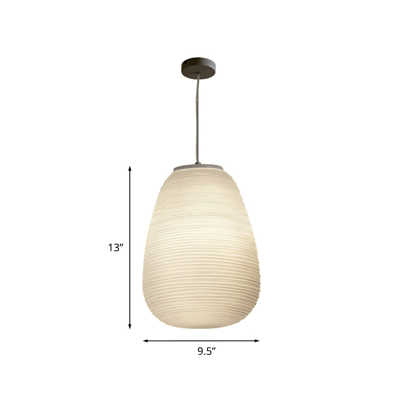VÉRA – Hanglamp van geribbeld glas met modern design