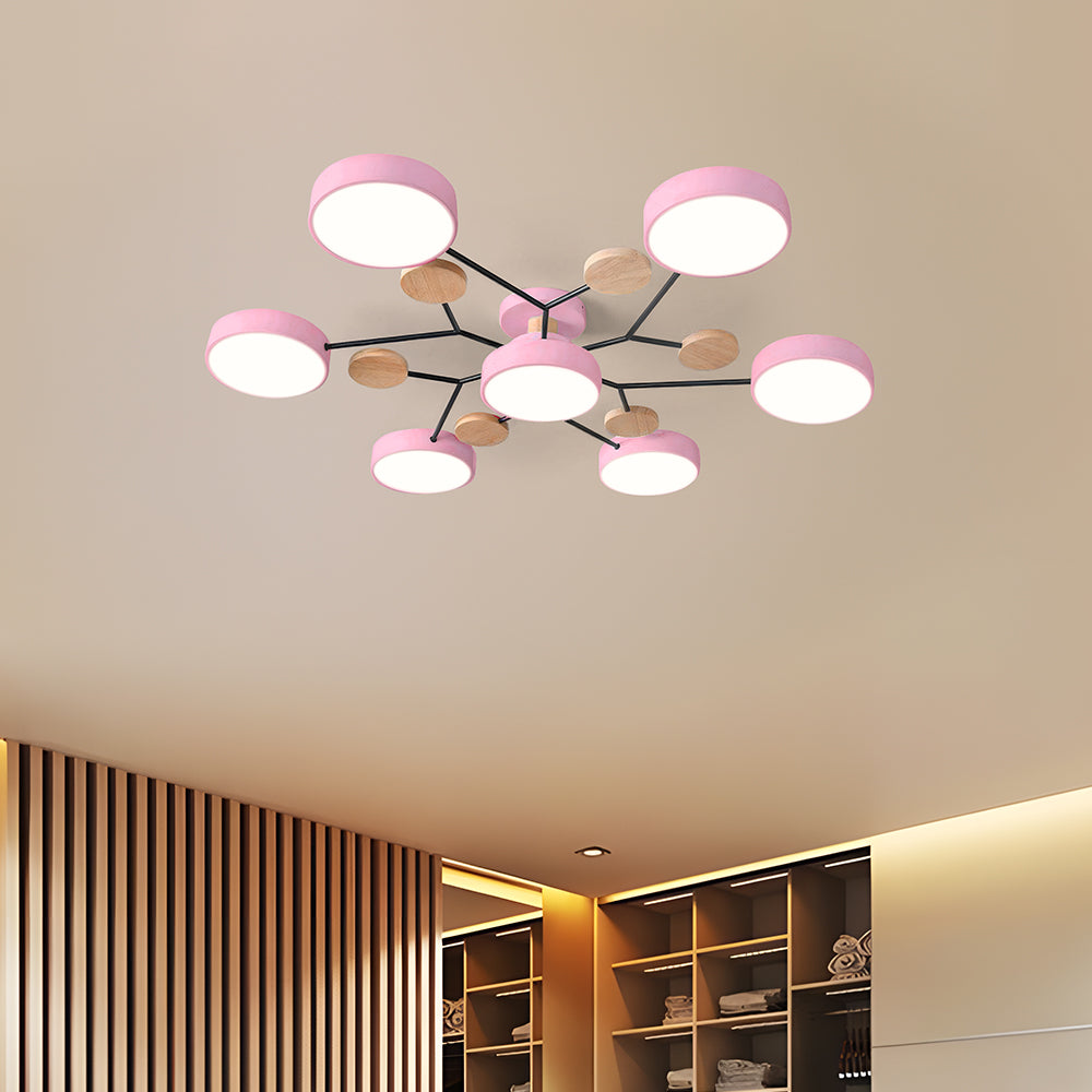 CircuLux | Plafondlamp LED Hedendaags Half-Ingebouwd in IJzer