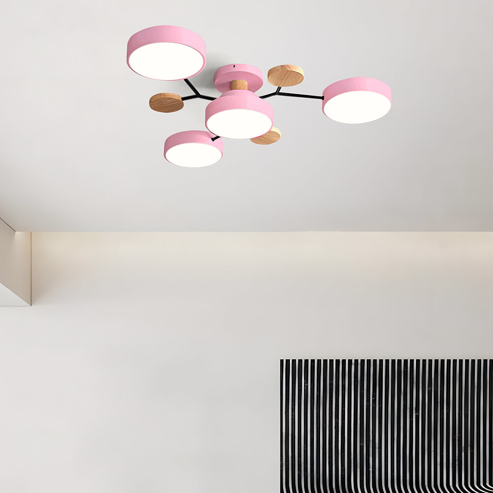 CircuLux | Plafondlamp LED Hedendaags Half-Ingebouwd in IJzer