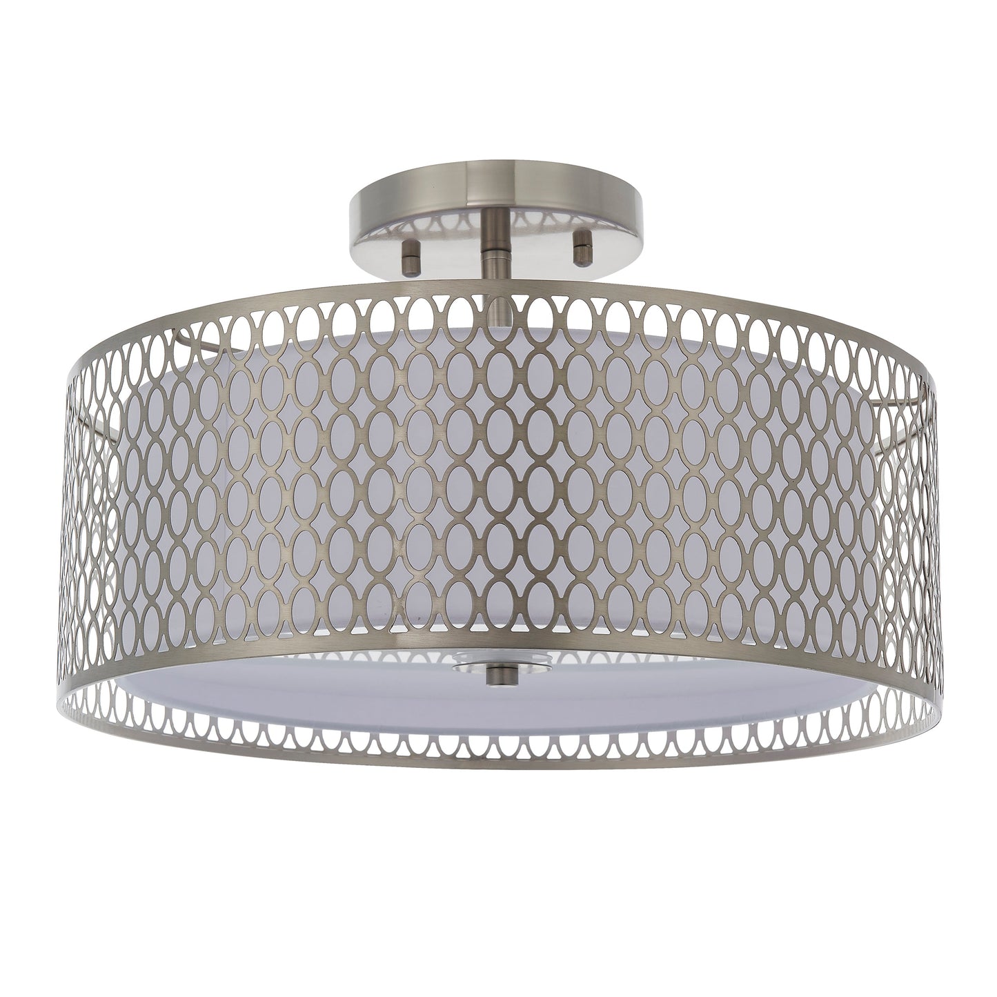 GeoLume | Semi-inbouwplafondlamp met geometrisch patroon