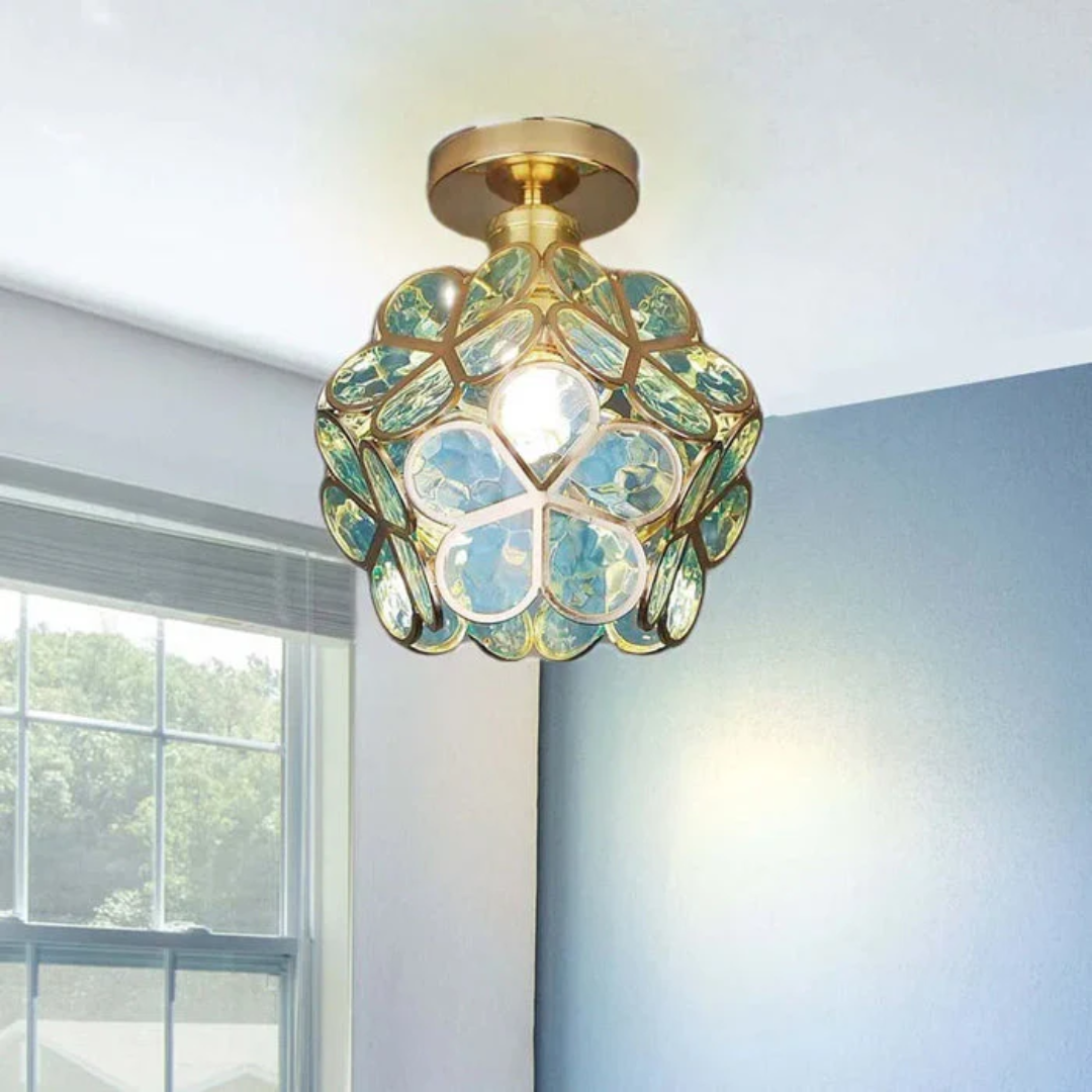 Floraya Luxe Plafondlamp en Glas
