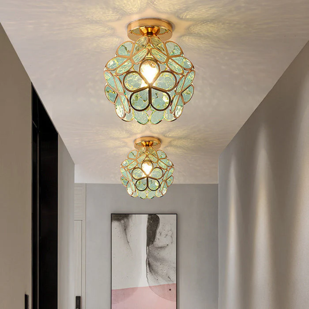Floraya Luxe Plafondlamp en Glas