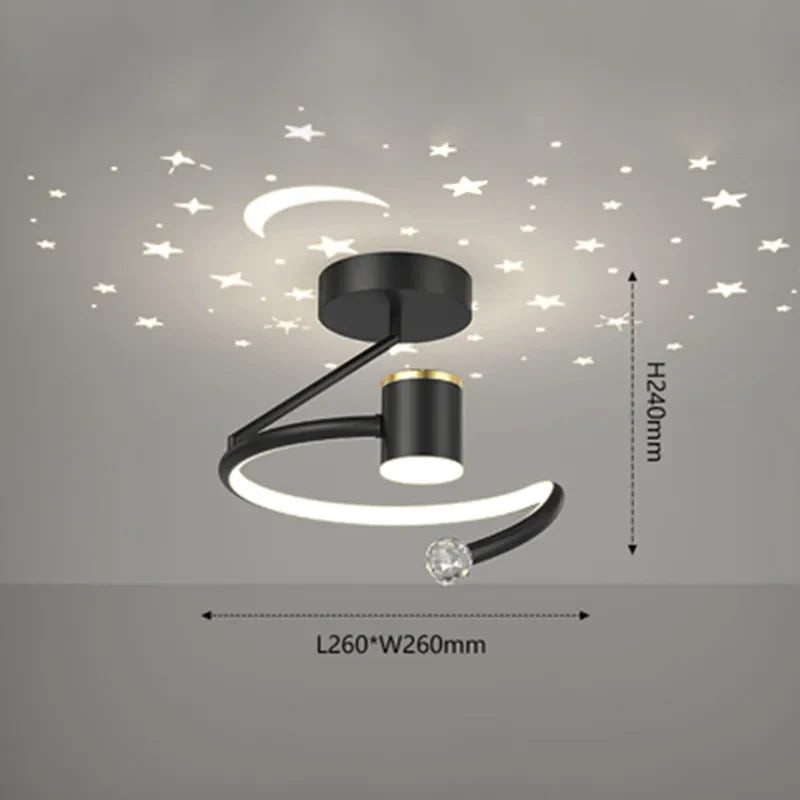 Solenya | Moderne LED-plafondlamp met 3 kleuren