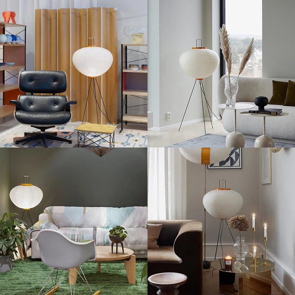 PapierZen – Lampadaire van Rijstpapier