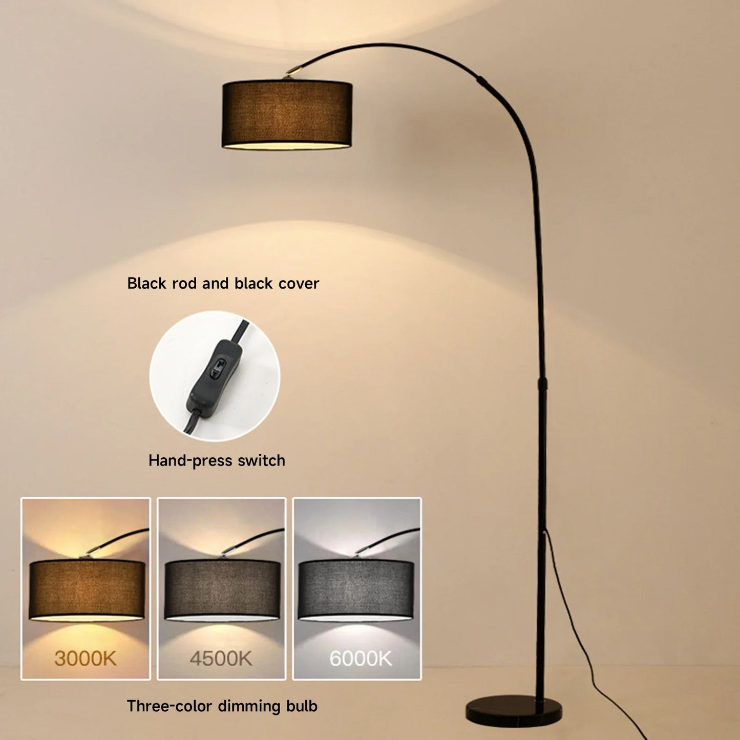 ArcÉclat – Minimalistische LED-booglamp Arc