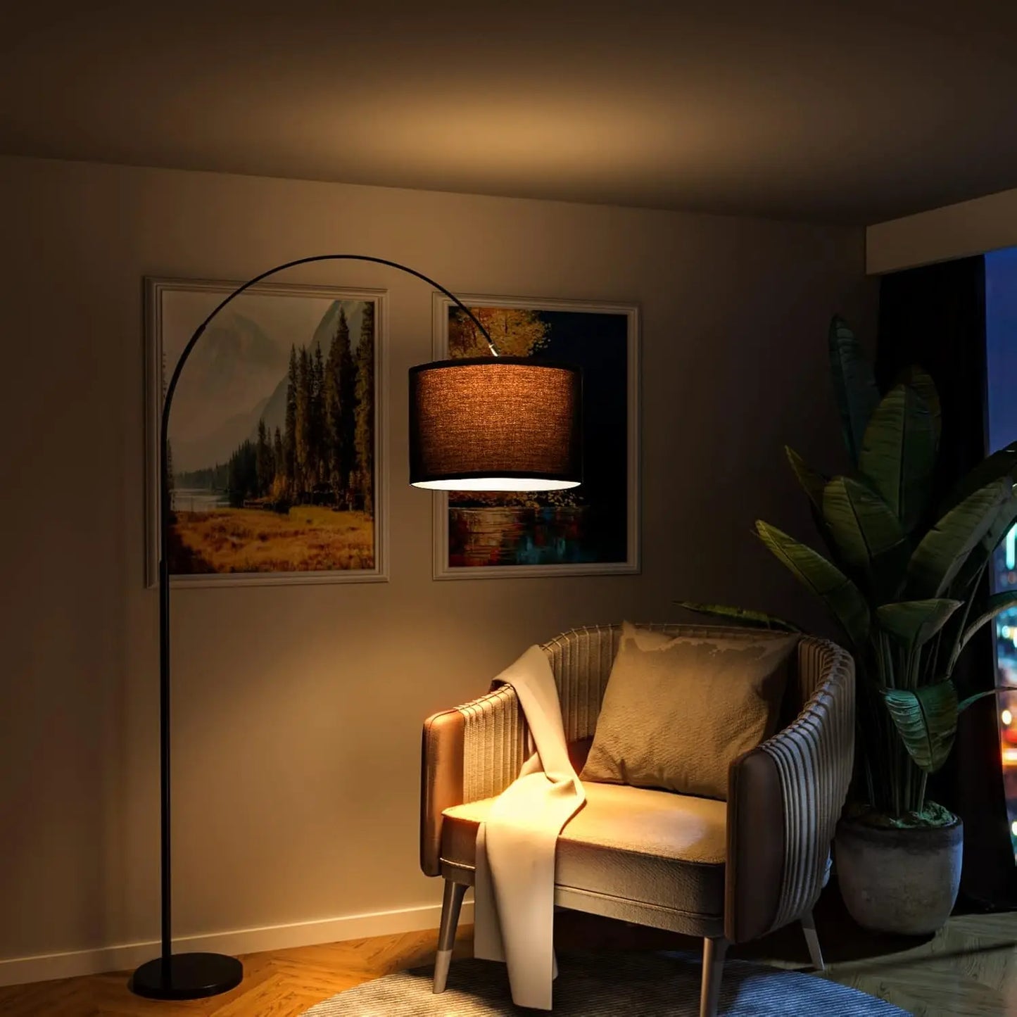 ArcÉclat – Minimalistische LED-booglamp Arc