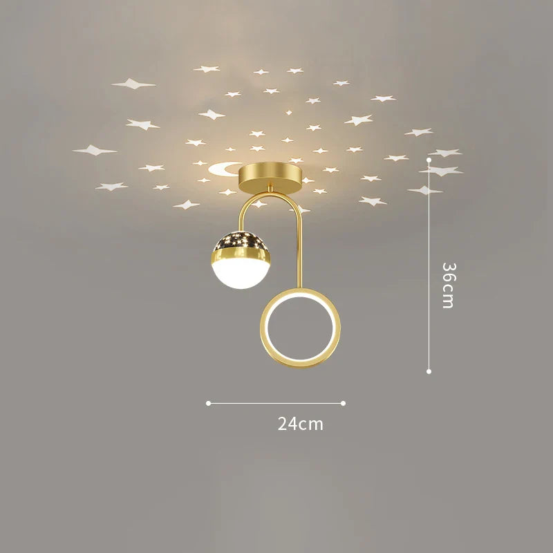 Solenya | Moderne LED-plafondlamp met 3 kleuren