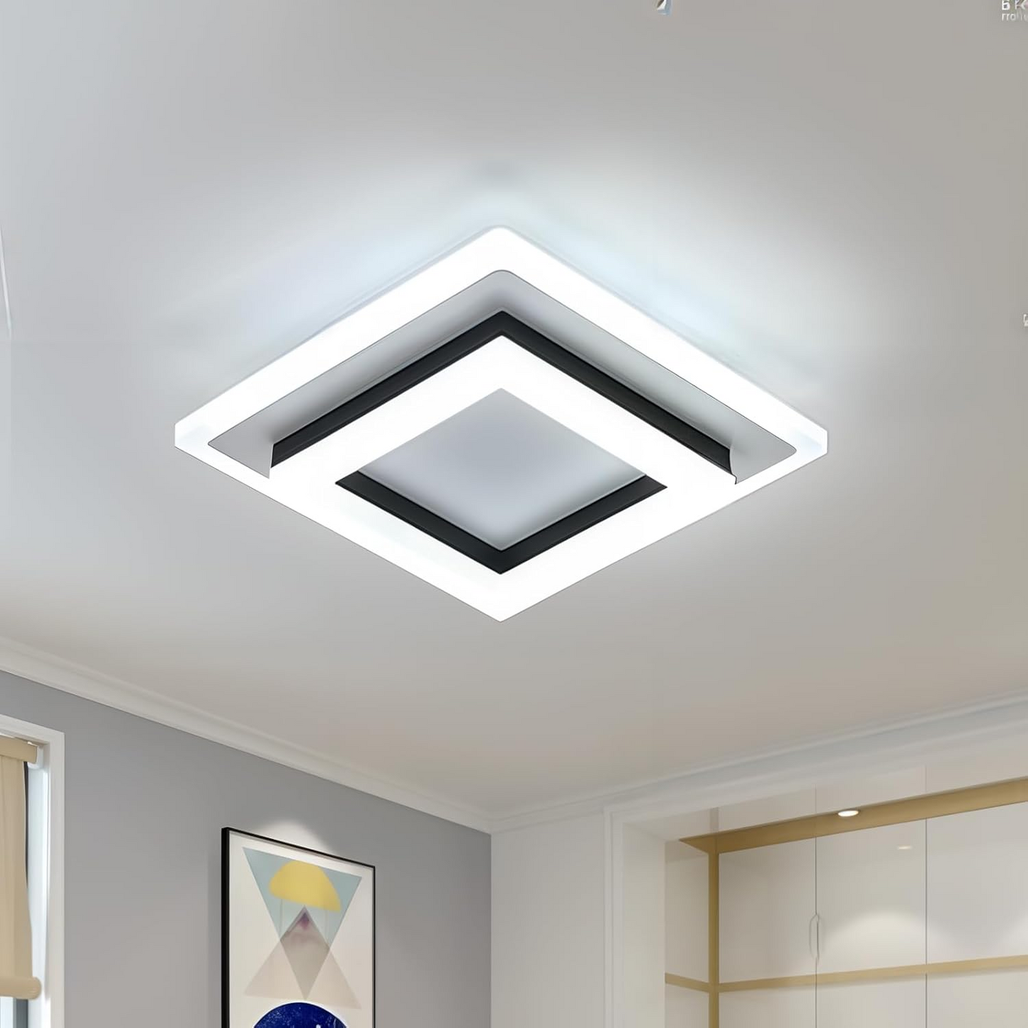 Quadralux | Moderne vierkante LED-plafondlamp voor binnengebruik