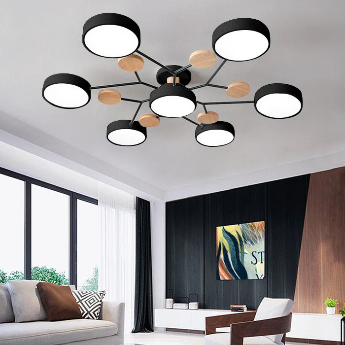 CircuLux | Plafondlamp LED Hedendaags Half-Ingebouwd in IJzer
