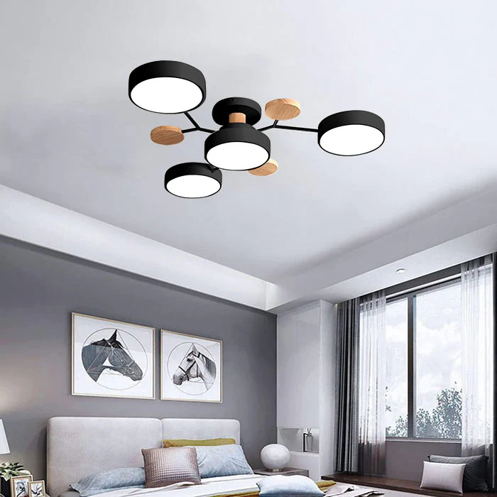 CircuLux | Plafondlamp LED Hedendaags Half-Ingebouwd in IJzer