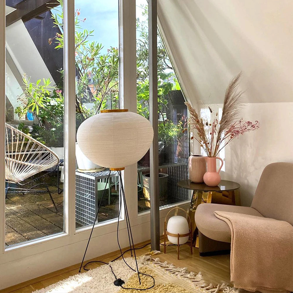 PapierZen – Lampadaire van Rijstpapier