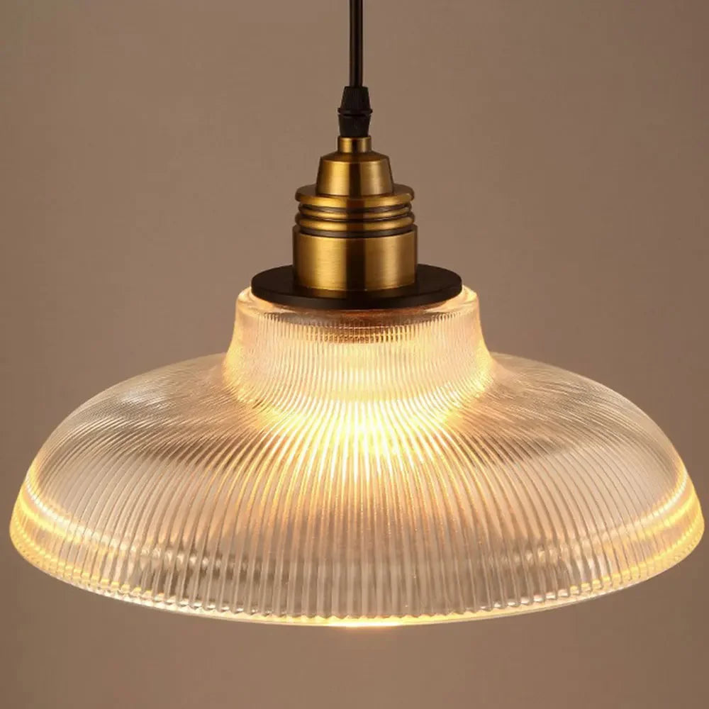 GlassLuxe | Klassieke hanglamp van glas en messing