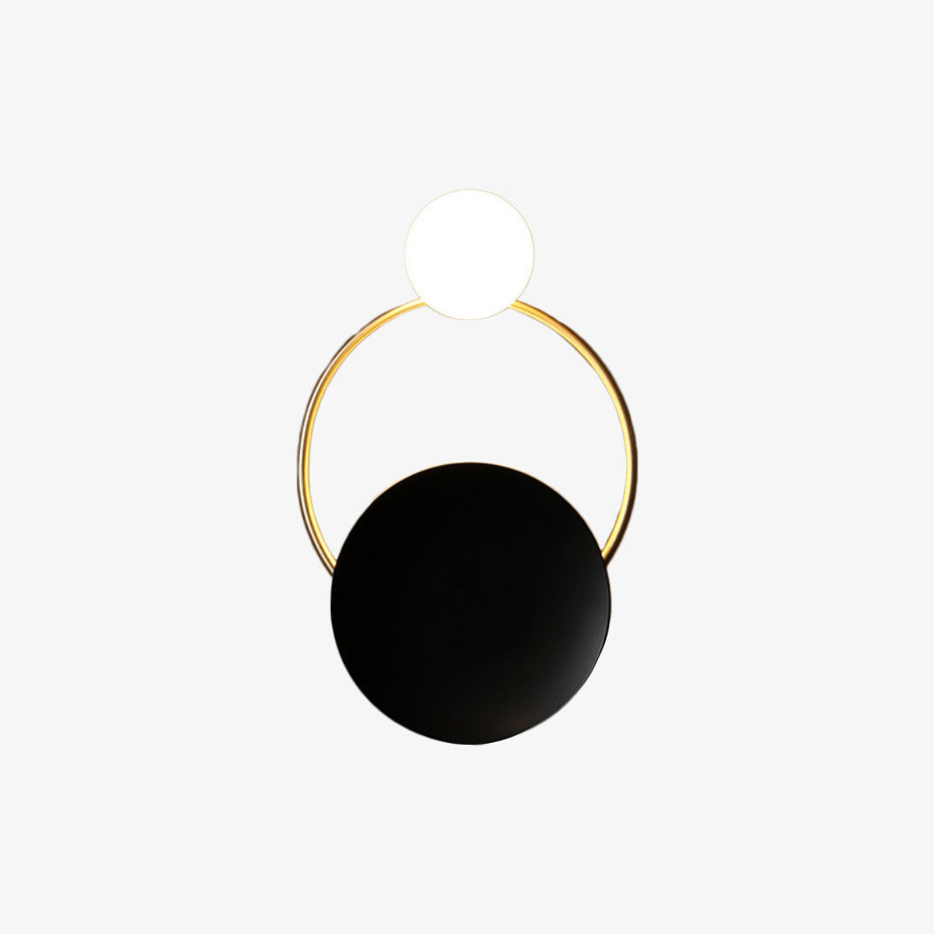 Hedendaagse Muurapplique Gouden Cirkel | CirclArt