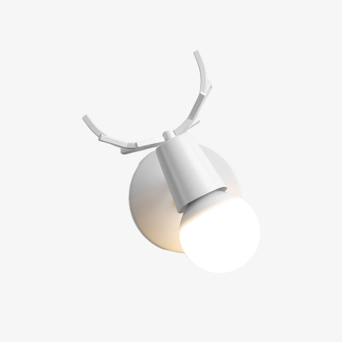CerfLumi – LED wandlamp in de vorm van een hert van hout