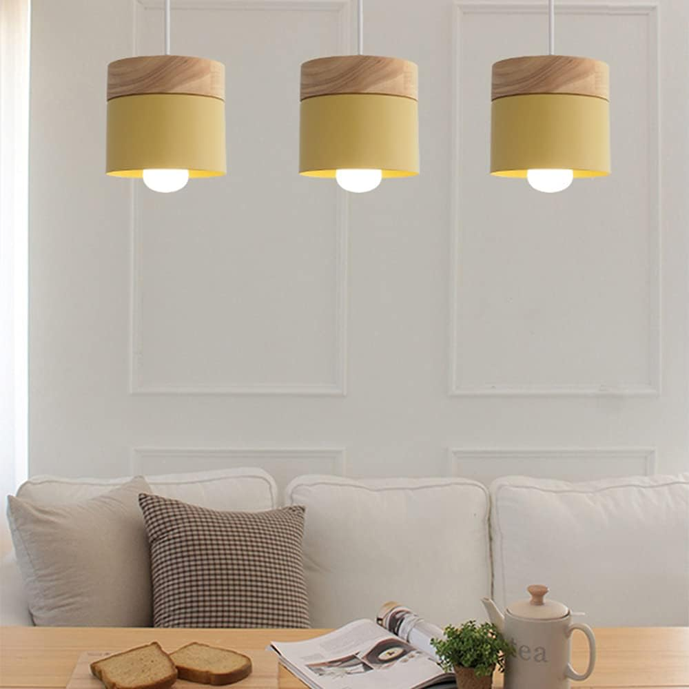 Nordiklo | Cilindrische Houten en Metalen Hanglamp