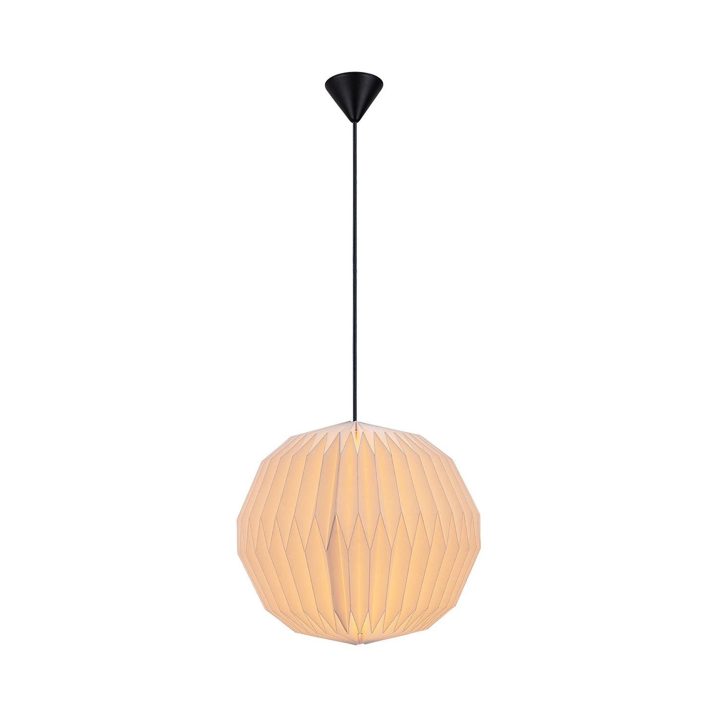 SoftGlow | Plafondlamp Abat-jour van Papier in Retrostijl