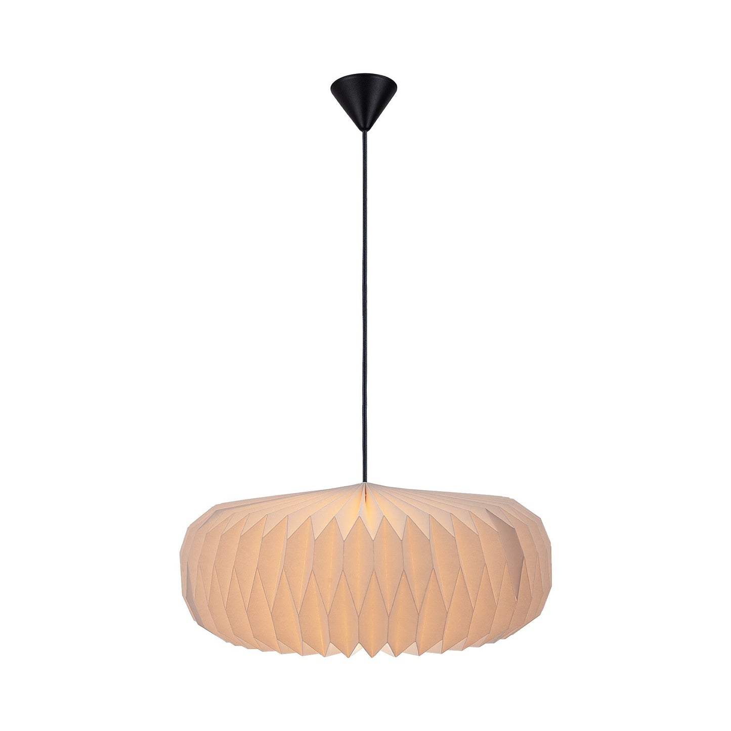 SoftGlow | Plafondlamp Abat-jour van Papier in Retrostijl
