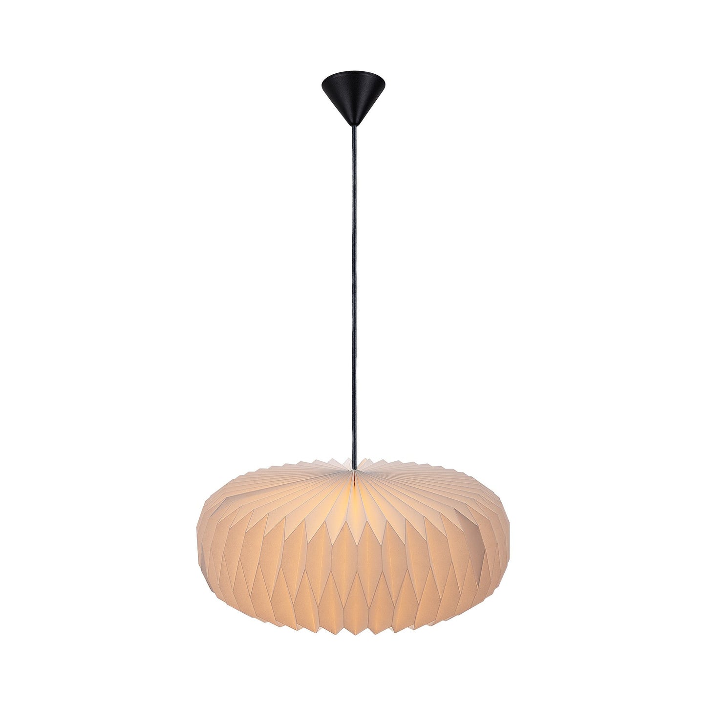 SoftGlow | Plafondlamp Abat-jour van Papier in Retrostijl