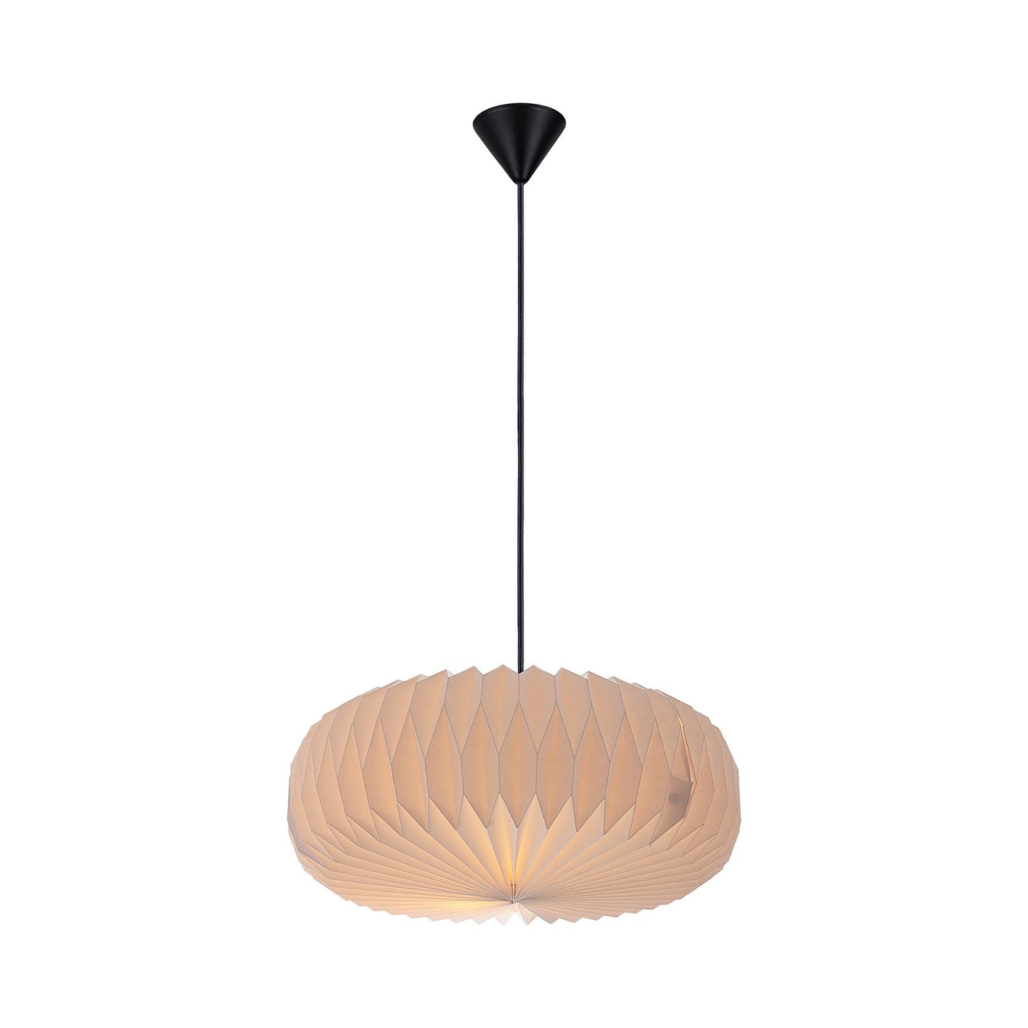 SoftGlow | Plafondlamp Abat-jour van Papier in Retrostijl