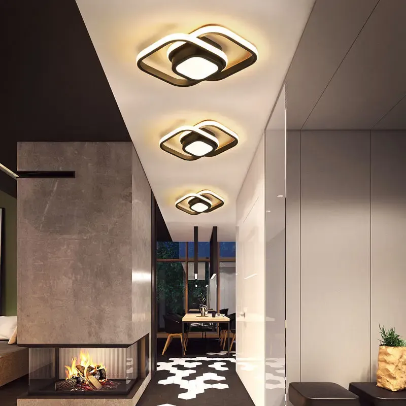 Dualo | Plafonnier LED Minimaliste à Double Anneau
