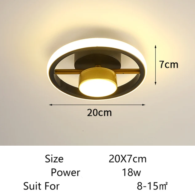 Solarys | Moderne LED-plafondlamp met instelbare helderheid