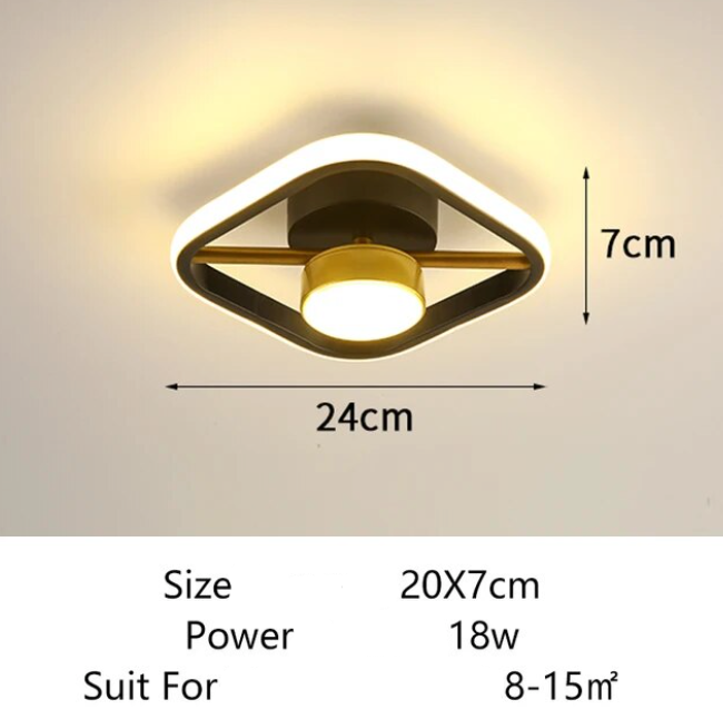 Solarys | Moderne LED-plafondlamp met instelbare helderheid
