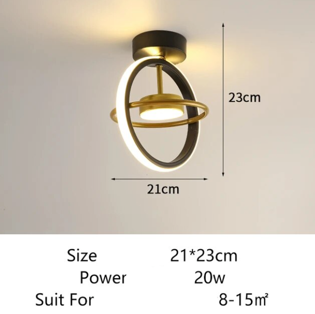 Solarys | Moderne LED-plafondlamp met instelbare helderheid