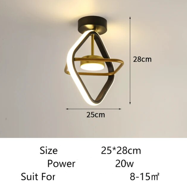 Solarys | Moderne LED-plafondlamp met instelbare helderheid