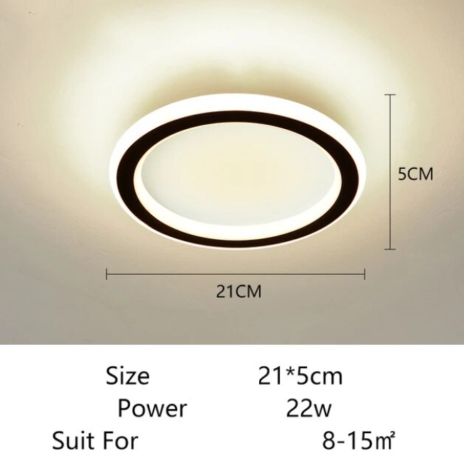 Solarys | Moderne LED-plafondlamp met instelbare helderheid