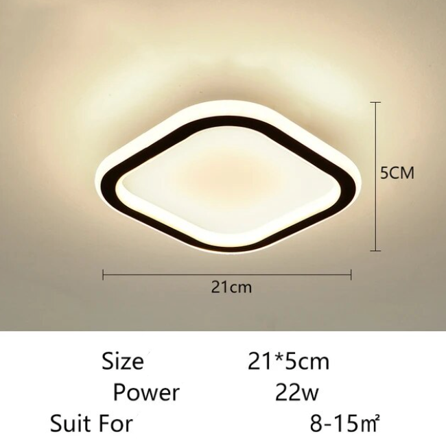 Solarys | Moderne LED-plafondlamp met instelbare helderheid