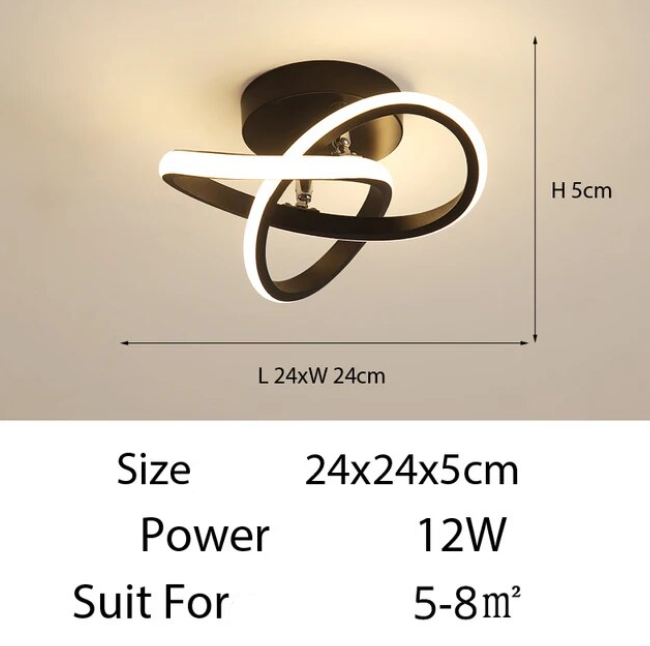 Solarys | Moderne LED-plafondlamp met instelbare helderheid