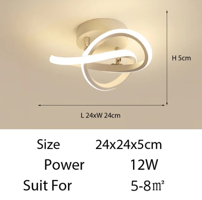Solarys | Moderne LED-plafondlamp met instelbare helderheid