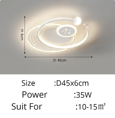 Stellarix | Moderne LED-plafondlamp met dimbare intensiteit
