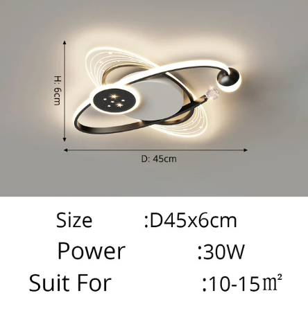 Stellarix | Moderne LED-plafondlamp met dimbare intensiteit