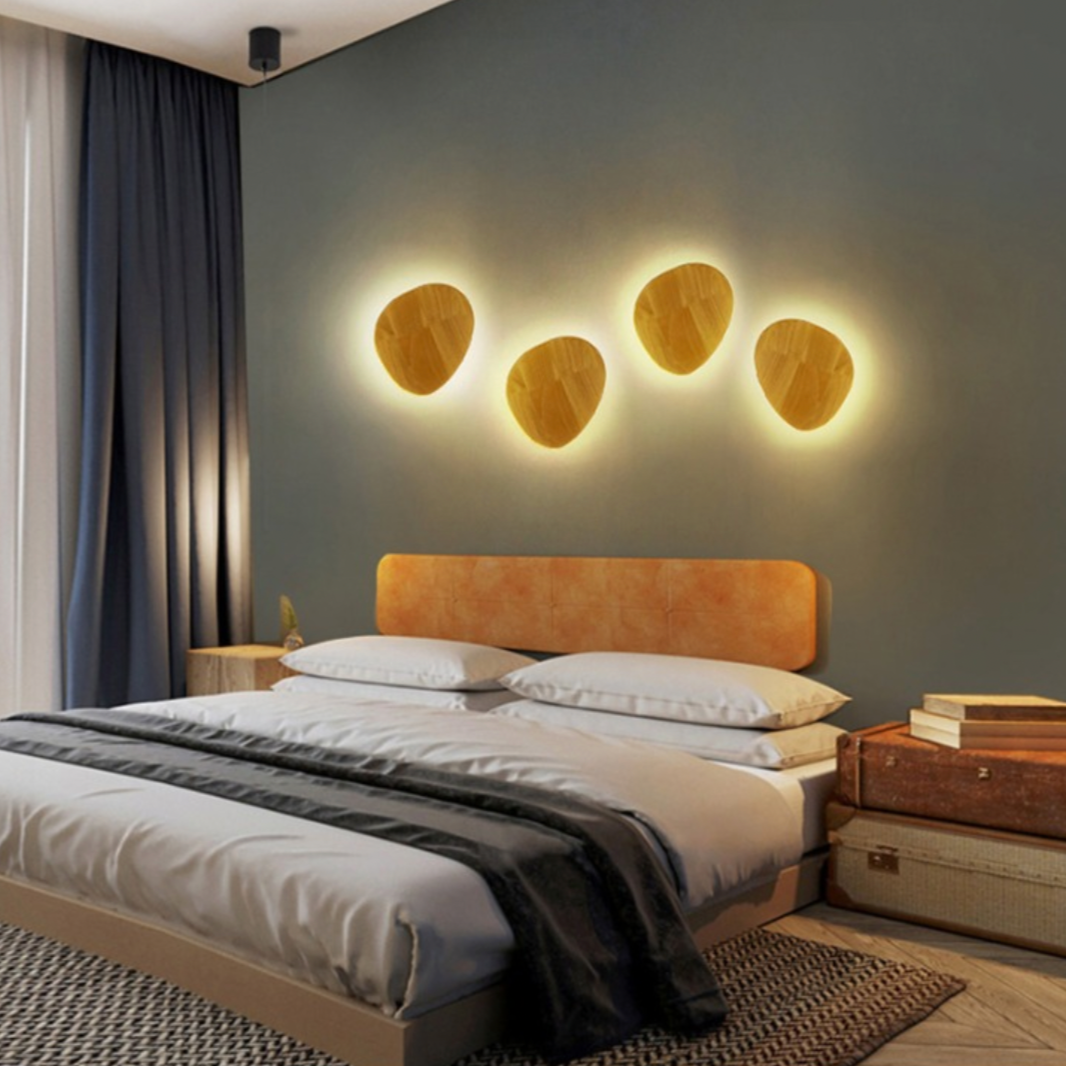 NordicOvale – LED wandlamp van hout met Scandinavisch design