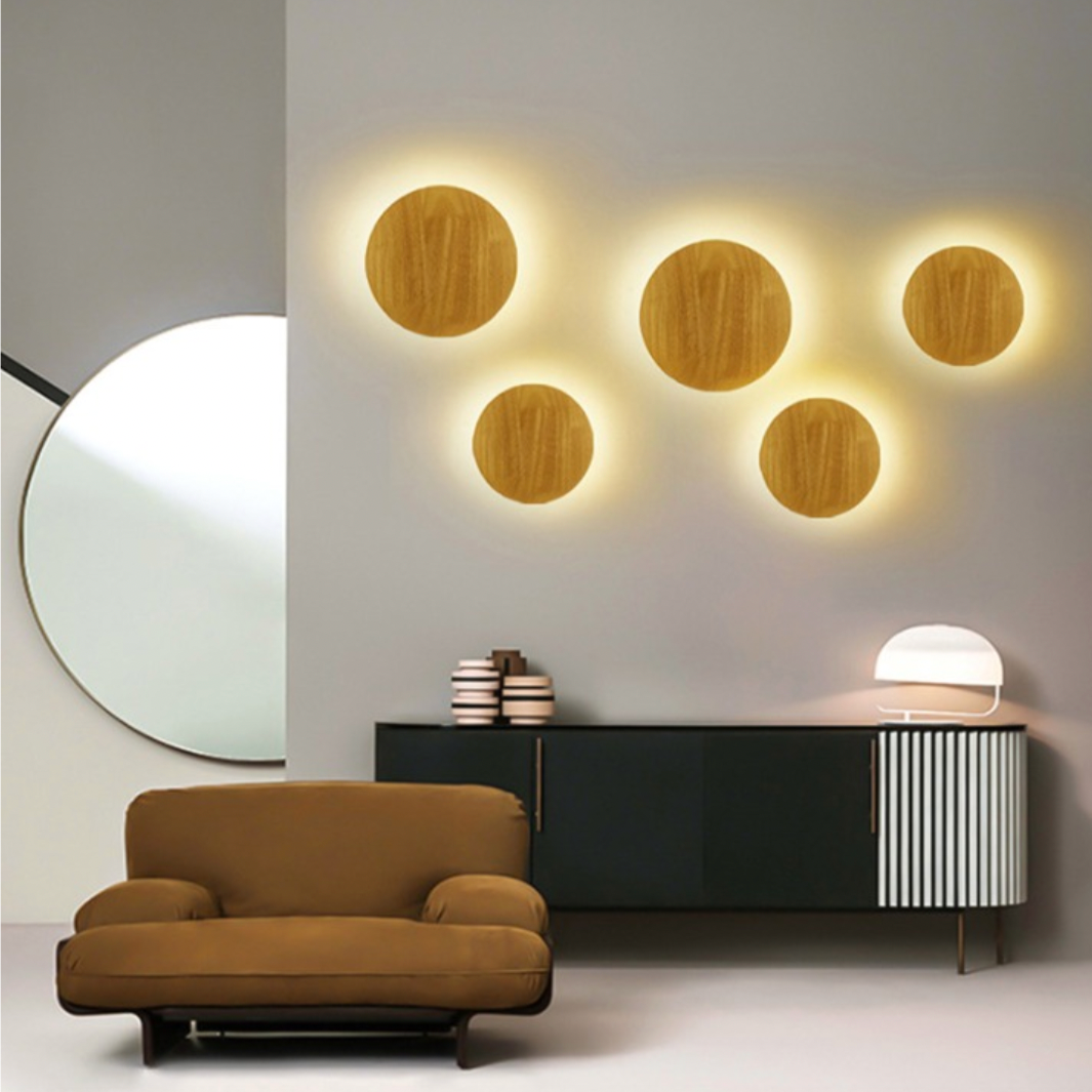 NordicOvale – LED wandlamp van hout met Scandinavisch design