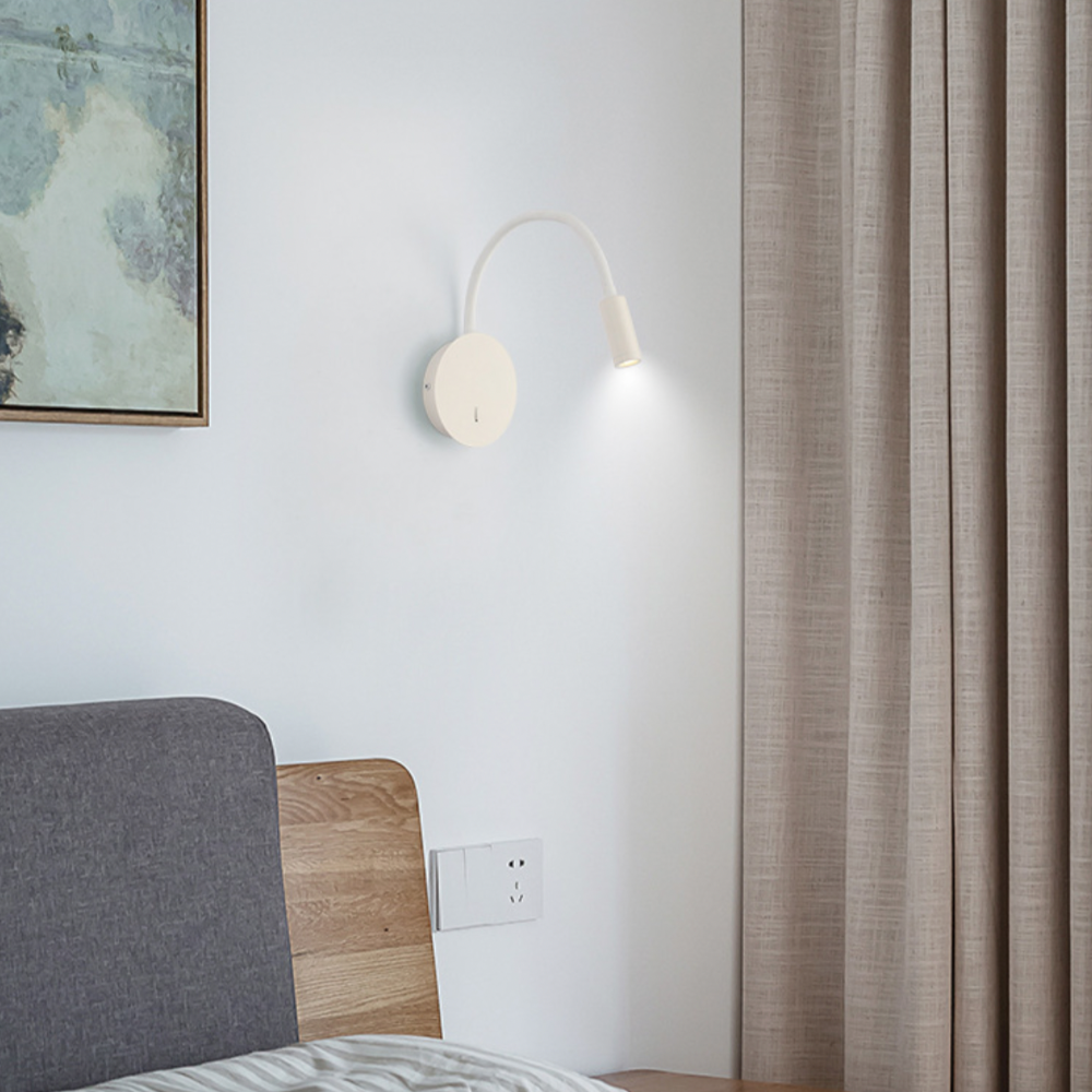 OrientaLuce – verstelbare LED-wandlamp voor slaapkamer