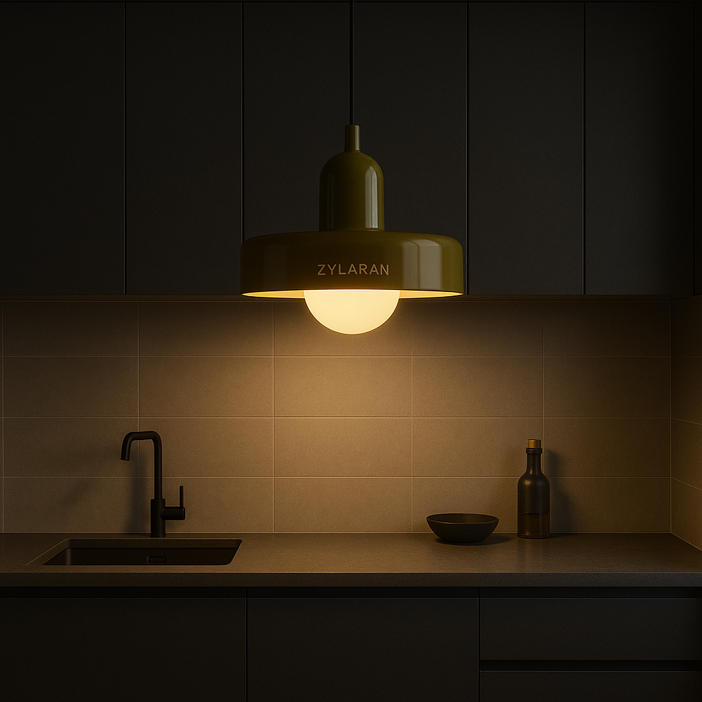 BauhausViva – Hanglamp in Gekleurd Glas