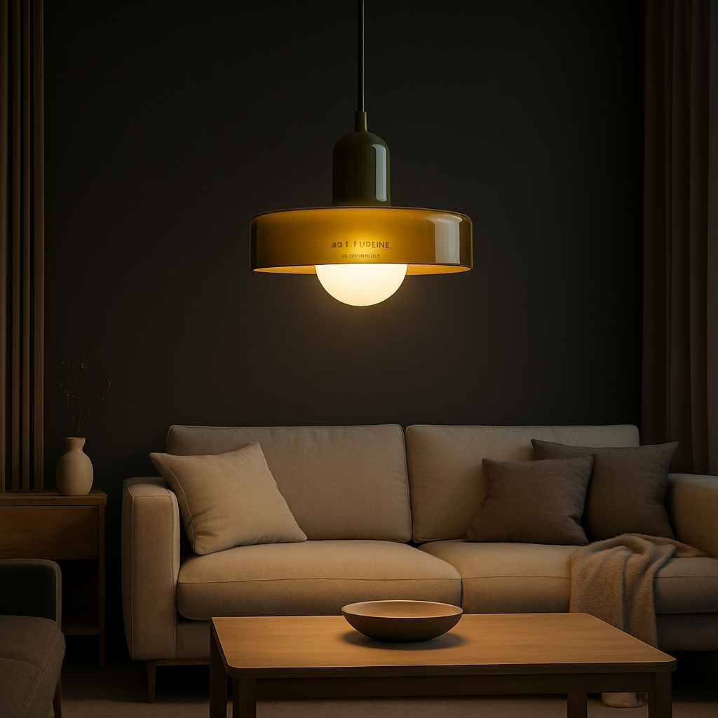 BauhausViva – Hanglamp in Gekleurd Glas