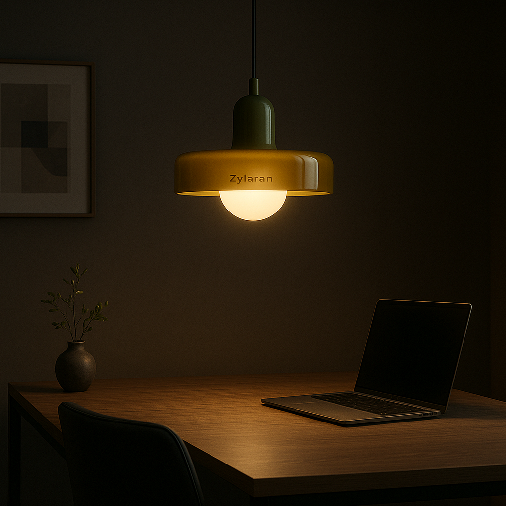 BauhausViva – Hanglamp in Gekleurd Glas