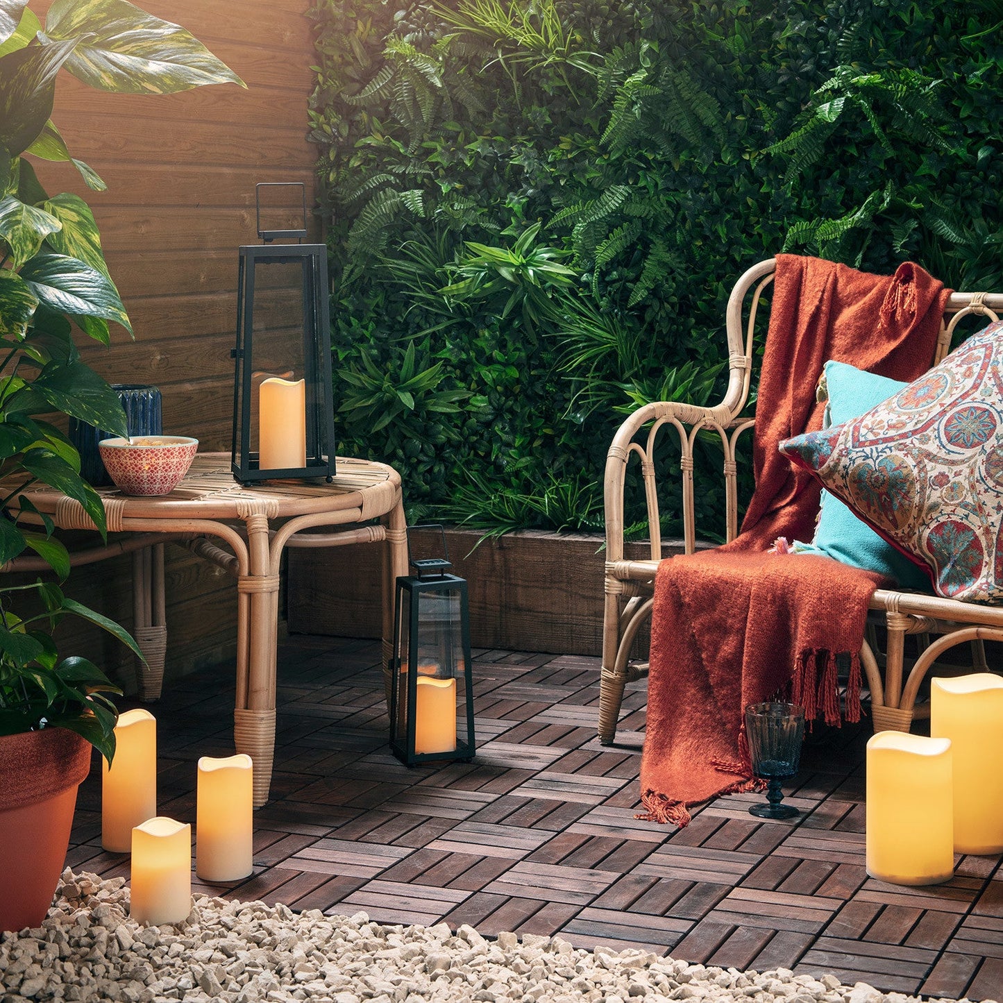 SOLVISTA DUO – Set van metalen solar lantaarns