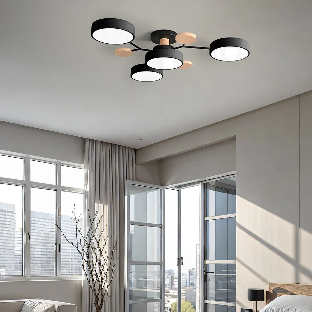 CircuLux | Plafondlamp LED Hedendaags Half-Ingebouwd in IJzer