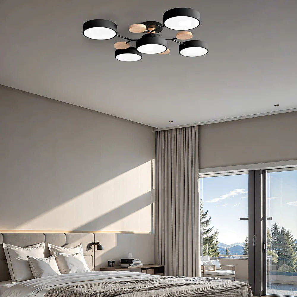 CircuLux | Plafondlamp LED Hedendaags Half-Ingebouwd in IJzer