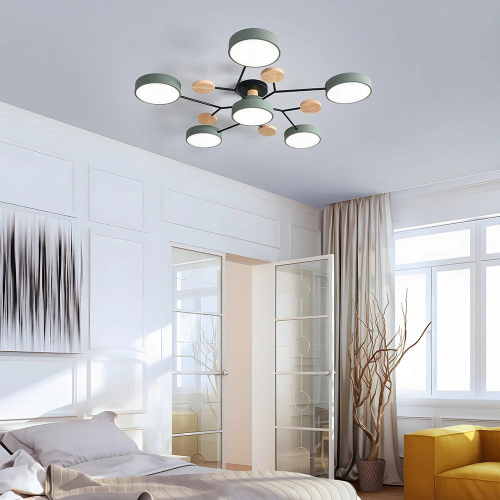 CircuLux | Plafondlamp LED Hedendaags Half-Ingebouwd in IJzer