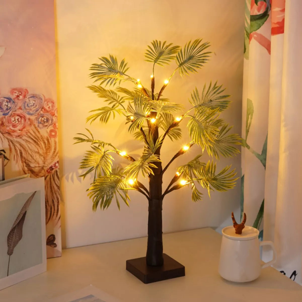 PalmGlow – LED kerstverlichting in de vorm van palmbladeren